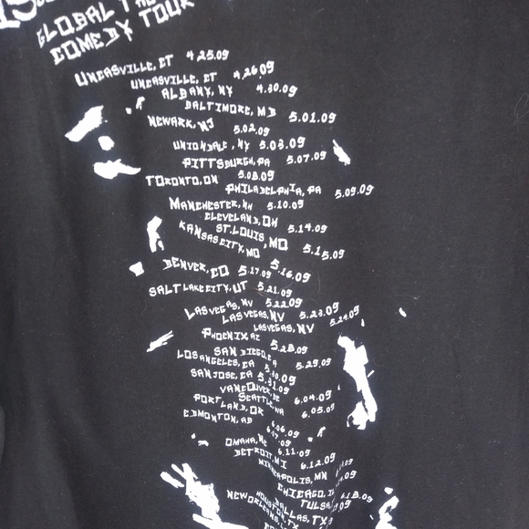 Dane Cook Comedy Tour Black White Tee M - Picture 6 of 7